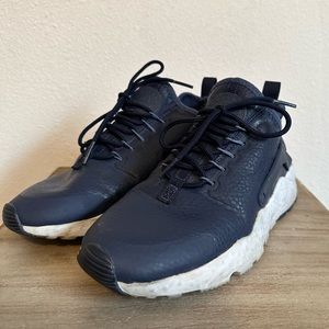 Nike Air Huarache Run Ultra Premium Navy Blue Sneakers Shoes